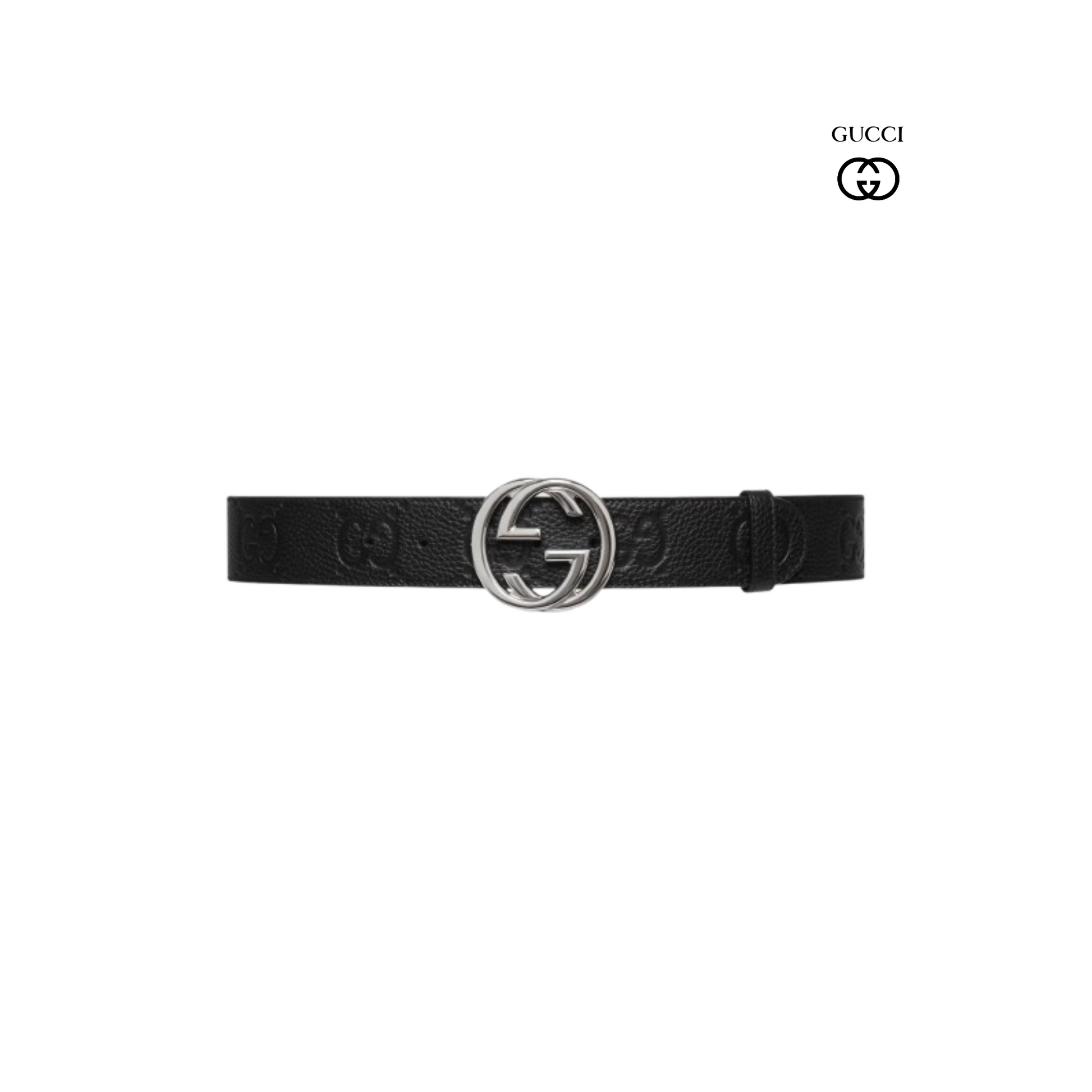 GUCCI BELT WITH INTERLOCKING G BUCKLE